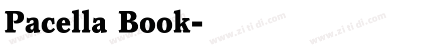 Pacella Book字体转换